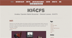 Desktop Screenshot of ki4cfs.com
